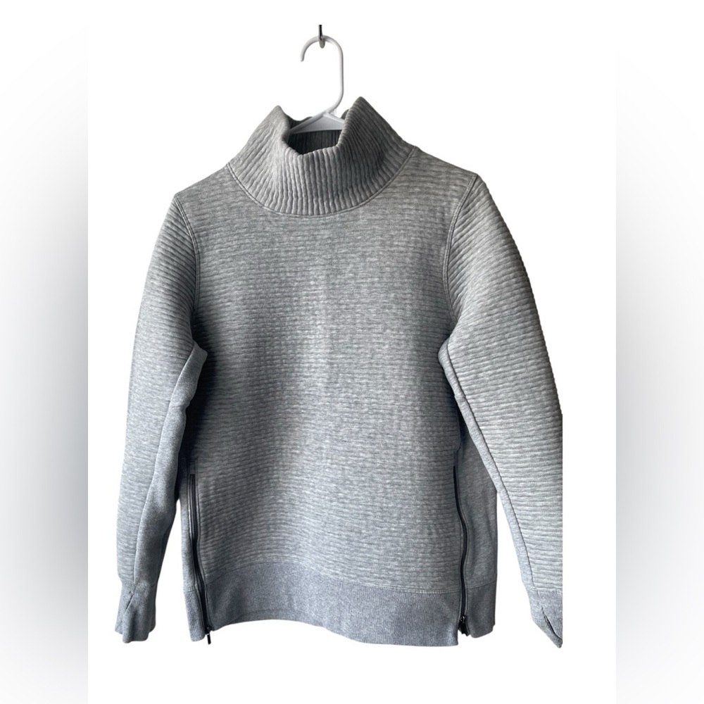 All in Motion Heather Gray Turtleneck Sweater